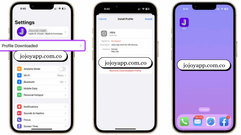 jojoy iOS